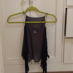 Indah winged crop top